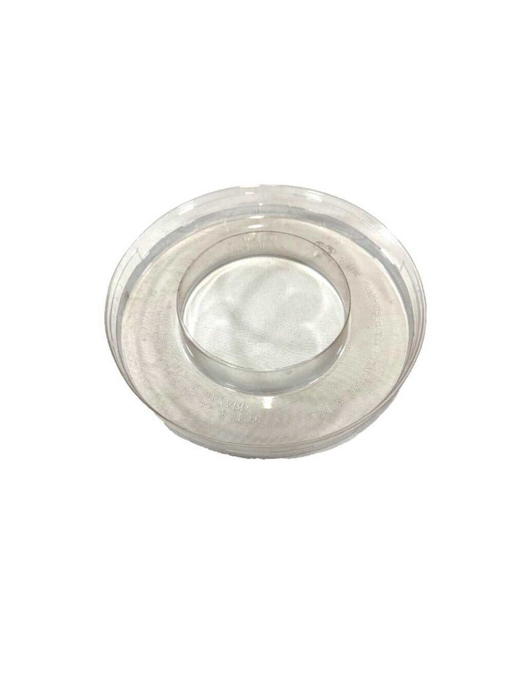 Longaberger Basket Plastic Protector #40967 6.5"RD x 1"H